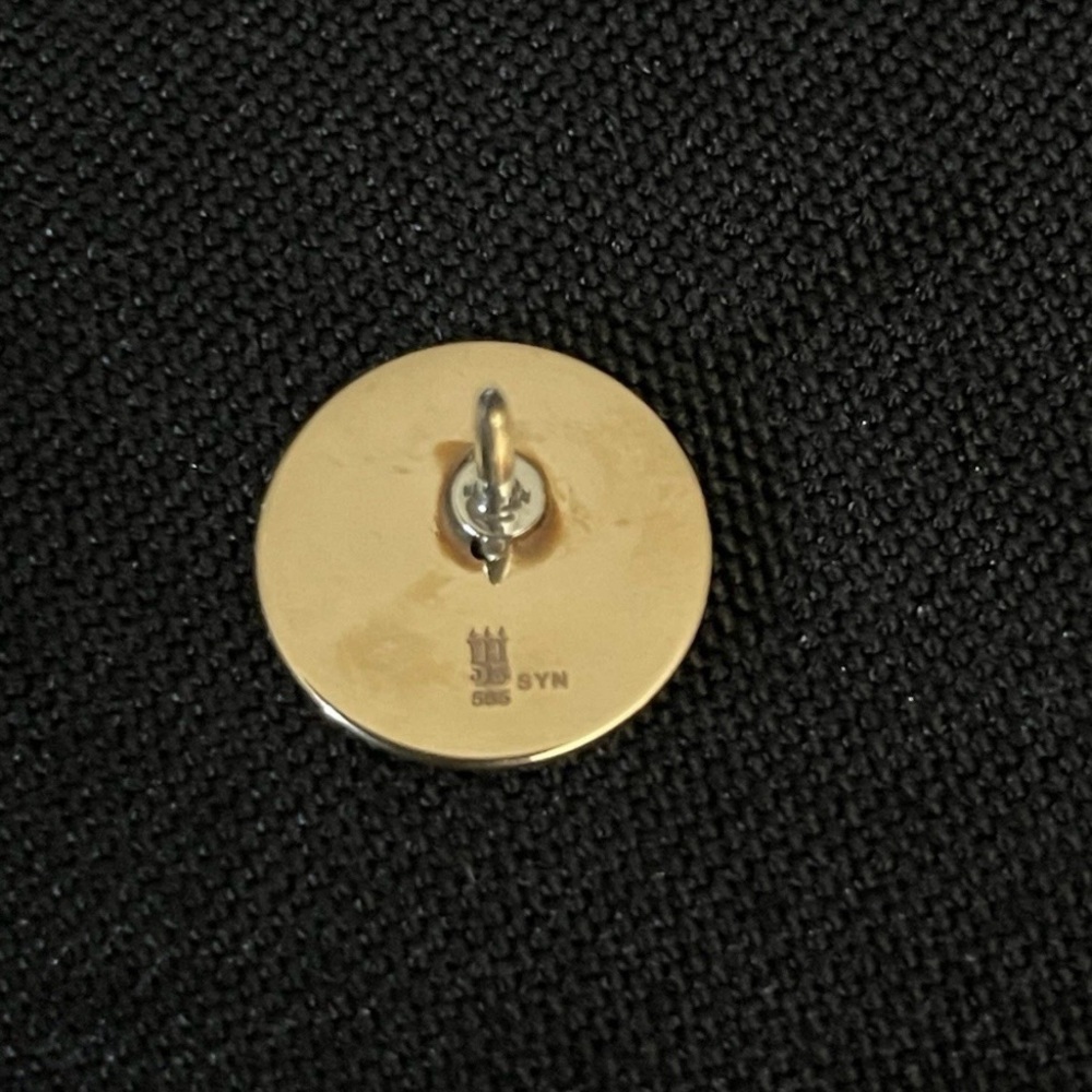 James Avery 14K Yellow Gold Ruby Tie Tack Pin Pendant - Picture 6 of 13